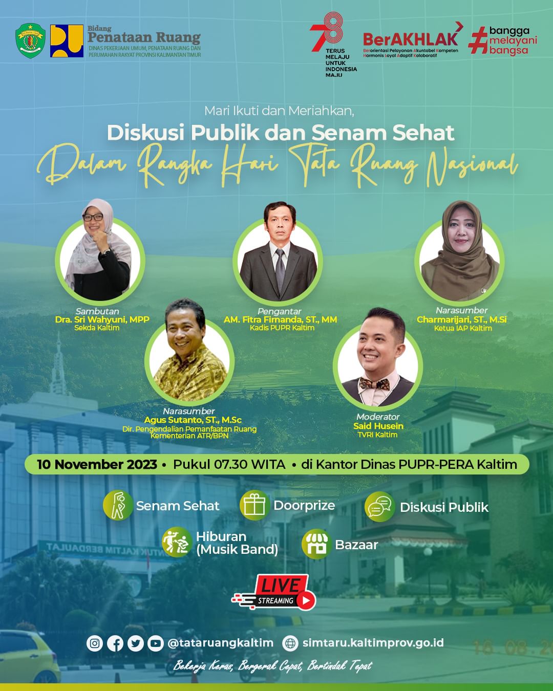 Diskusi Publik Hari Tata Ruang 2023
