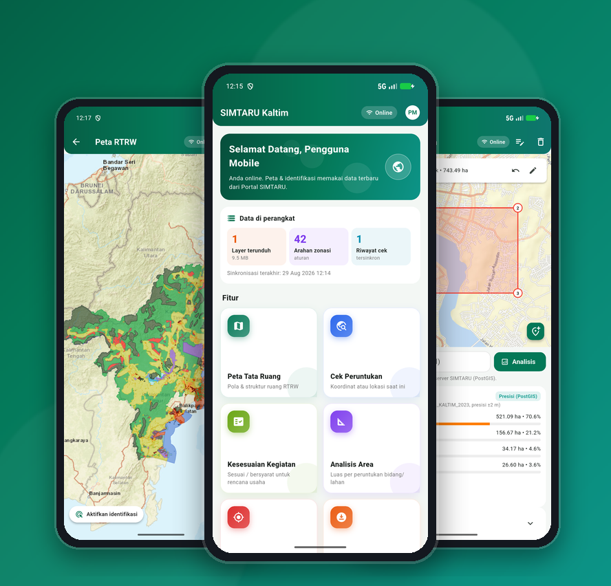 Aplikasi SIMTARU Kaltim Mobile
